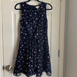 Dog print dress